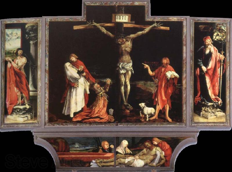 Matthias Grunewald lsenheim altarpiece Spain oil painting art